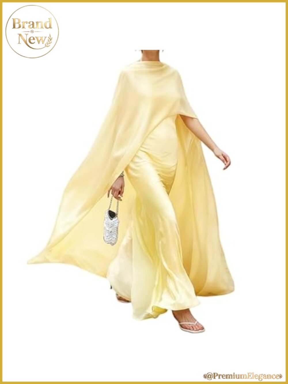 Sheer Chiffon Cape Poncho Wrap Bridal Evening Party Cover Up